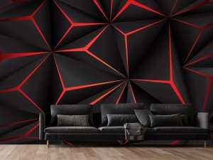 3D foto tapeta – Geometrijski 3D paneli – varijanta 136 3D foto tapeta – Geometrijski 3D paneli – varijanta 136