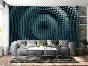 3D foto tapeta – Geometrijski 3D paneli – varijanta 142