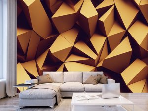3D foto tapeta – Geometrijski 3D paneli – varijanta 152 3D foto tapeta – Geometrijski 3D paneli – varijanta 152