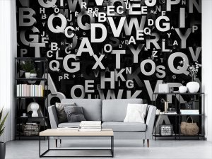 3D foto tapeta – Biblioteka sa knjigama – varijanta 10
