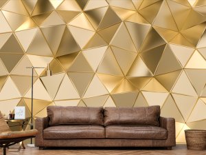 3D foto tapeta – Geometrijski 3D paneli – varijanta 184