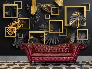 3D foto tapeta – Luksuzni Art Deco motiv – varijanta 103