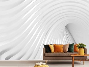3D foto tapeta – Geometrijski 3D paneli – varijanta 197