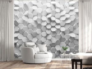3D foto tapeta – Geometrijski 3D paneli – varijanta 203