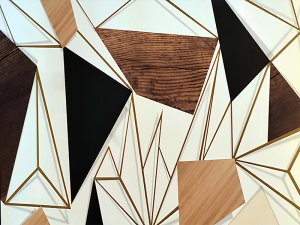 Foto tapeta – 3D geometrijski paneli – varijanta 2