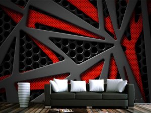 3D foto tapeta – Trosed crrno beli