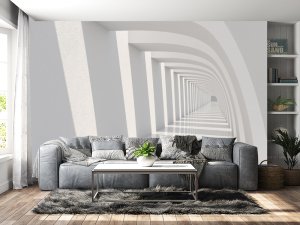3D foto tapeta – Geometrijski 3D paneli – varijanta 208