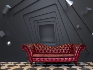 3D foto tapeta – Luksuzni Art Deco motiv – varijanta 106