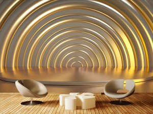 3D foto tapeta – Tunel beskrajne perspektive – varijanta 25