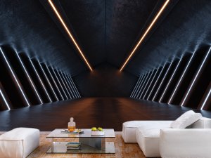 3D foto tapeta – Moderan enterijer – varijanta 58