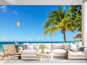 Foto tapeta – Palma Iznad Plavog Beskraja
