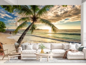 Foto tapeta – Palma Koja Dodiruje Sunce