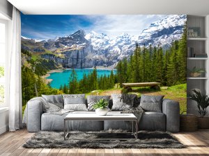 Foto tapeta – Smaragdno Jezero Planinskih Divova
