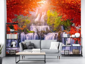 Foto tapeta – Vatrena Oaza Vodenog Raja