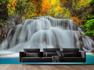 Foto tapeta – Vodena Oaza U Zlatnim Tonovima