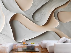 3D foto tapeta – Apstraktni talasi – varijanta 10