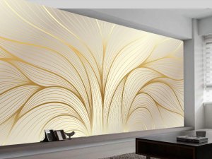 3D foto tapeta – Geometrijski 3D paneli – varijanta 23