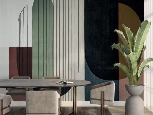 Foto tapeta – 3D geometrijski paneli – varijanta 3