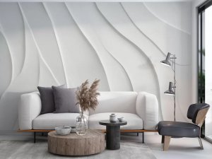 3D foto tapeta – Geometrijski 3D paneli – varijanta 20