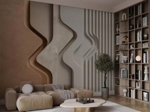 Foto tapeta – Luksuzni Art Deco ornament – varijanta 37