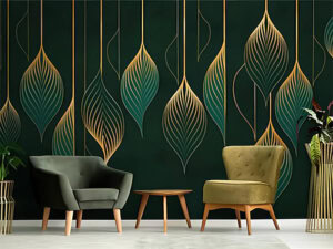 Foto tapeta – Luksuzni Art Deco ornament