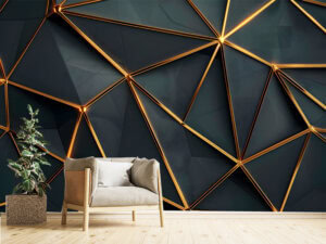 3D foto tapeta – Geometrija noci