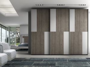 Armario moderno de matrimonio 3 puertas correderas