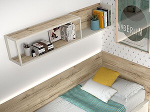 Diseño de dormitorio Juvenil cómoda