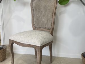 Silla Luis XV asiento tapizado