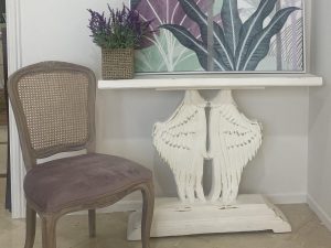 Silla Rosa asiento tapizado rosa