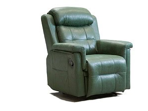 Sillón relax de palanca verde