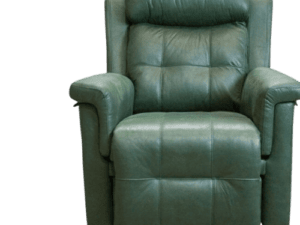 Sillón relax de palanca verde