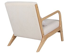 BUTACA TOKIO MICROFIBRA BEIGE / MADERA - Imagen 6