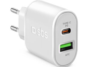 SBS sieninis įkroviklis, 20 W, Type-C / USB
