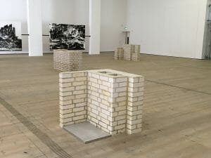 Monica Bonvicini's piles of bricks