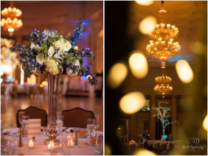 Hall of Springs reception decoration| Rob Spring Photography
