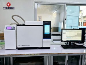 Testron's Gas Chromatography machine installed at RAGEC Congo laboratory