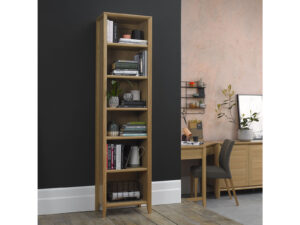 Bentley Designs Bergen Oak Narrow Bookcase