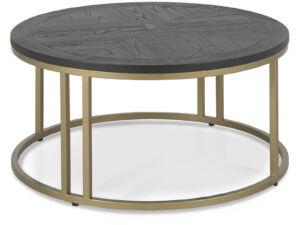 Bentley Designs Chevron Peppercorn Ash Coffee Table