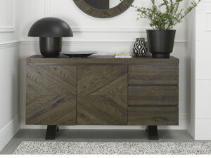Bentley Designs Ellipse Fumed Oak Wide Sideboard