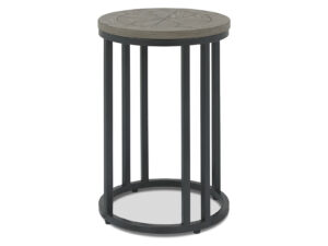 Bentley Designs Monroe Silver Grey Side Table