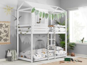 3ft Single Birlea Adventure Bunk Bed in White