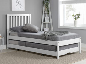 3ft Single Birlea Buxton Trundle Bed in White