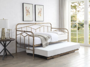 3ft Single Flintshire Furniture Axton Day Bed in Antique Bronze