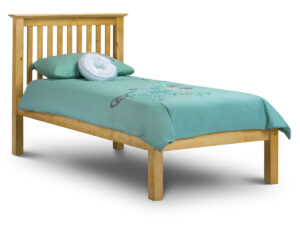 3ft Single Julian Bowen Barcelona Bedstead in Pine (Low Foot End)