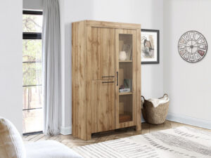 Birlea Compton Display Cabinet in Oak