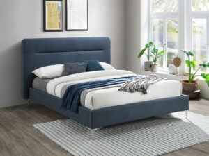 4ft6 Double Birlea Finn Bedstead in Steel Blue