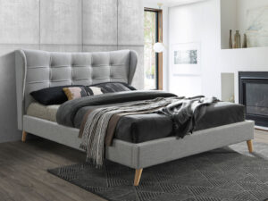 4ft6 Double Birlea Harper Bedstead in Dove Grey