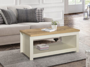 Birlea Highgate Coffee Table in Cream And Oak