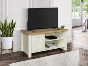 Birlea Highgate Small Tv Unit in Cream And Oak